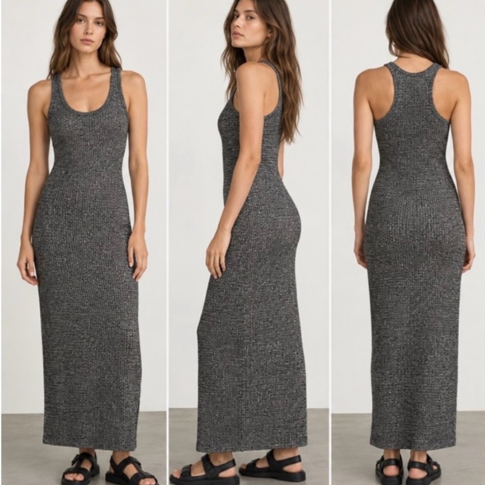 Rag & Bone cotton knit maxi dress.